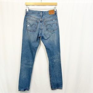 Levi’s 501 Skinny High Rise Denim Jeans in Old Hangouts Wash